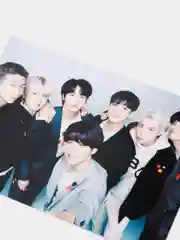 Хром конверт подарочный для денег с фото открыткой k-pop "BTS"