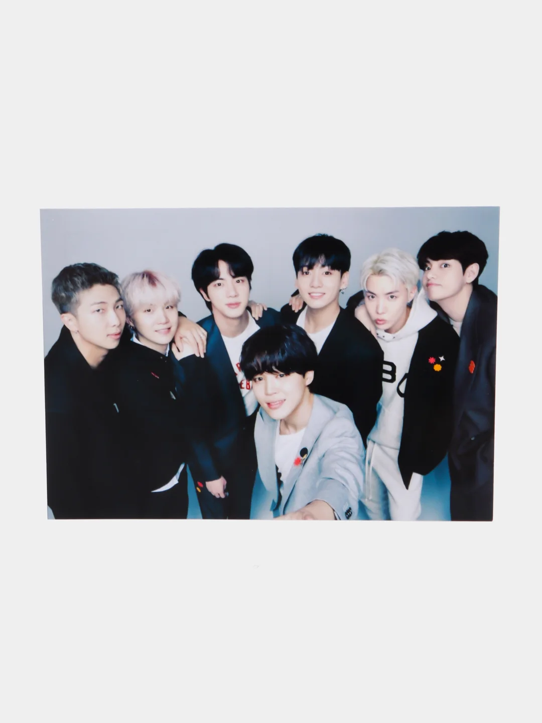 Хром конверт подарочный для денег с фото открыткой k-pop "BTS"