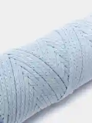 Голубой шнур хлопковый, 100 м, 3 мм