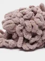 Бежевый меланж пряжа с большими петельками Puffy Alize (Ализе Пуффи), разные цвета