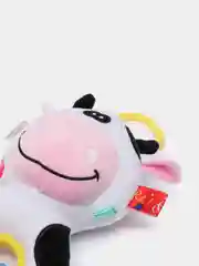 Белый мягкая игрушка, погремушка прорезыватель