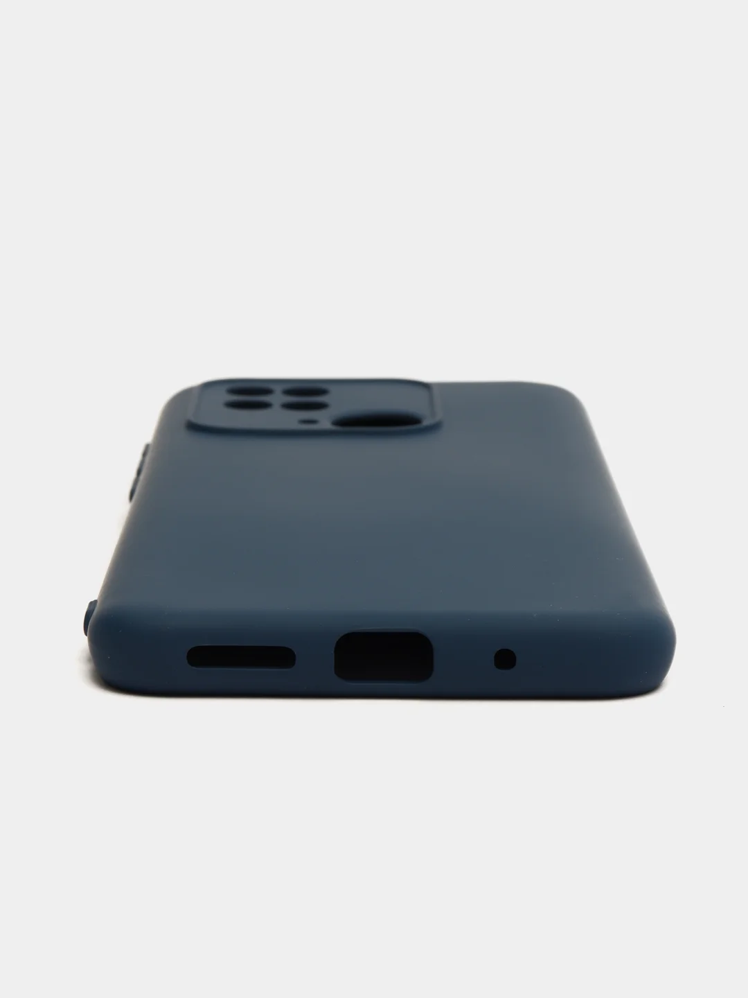 Темно-синий чехол Xiaomi Redmi 10C / Poco C40, Сяоми Редми 10С, силиконовый, с мягким подкладом