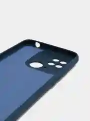 Темно-синий чехол Xiaomi Redmi 10C / Poco C40, Сяоми Редми 10С, силиконовый, с мягким подкладом