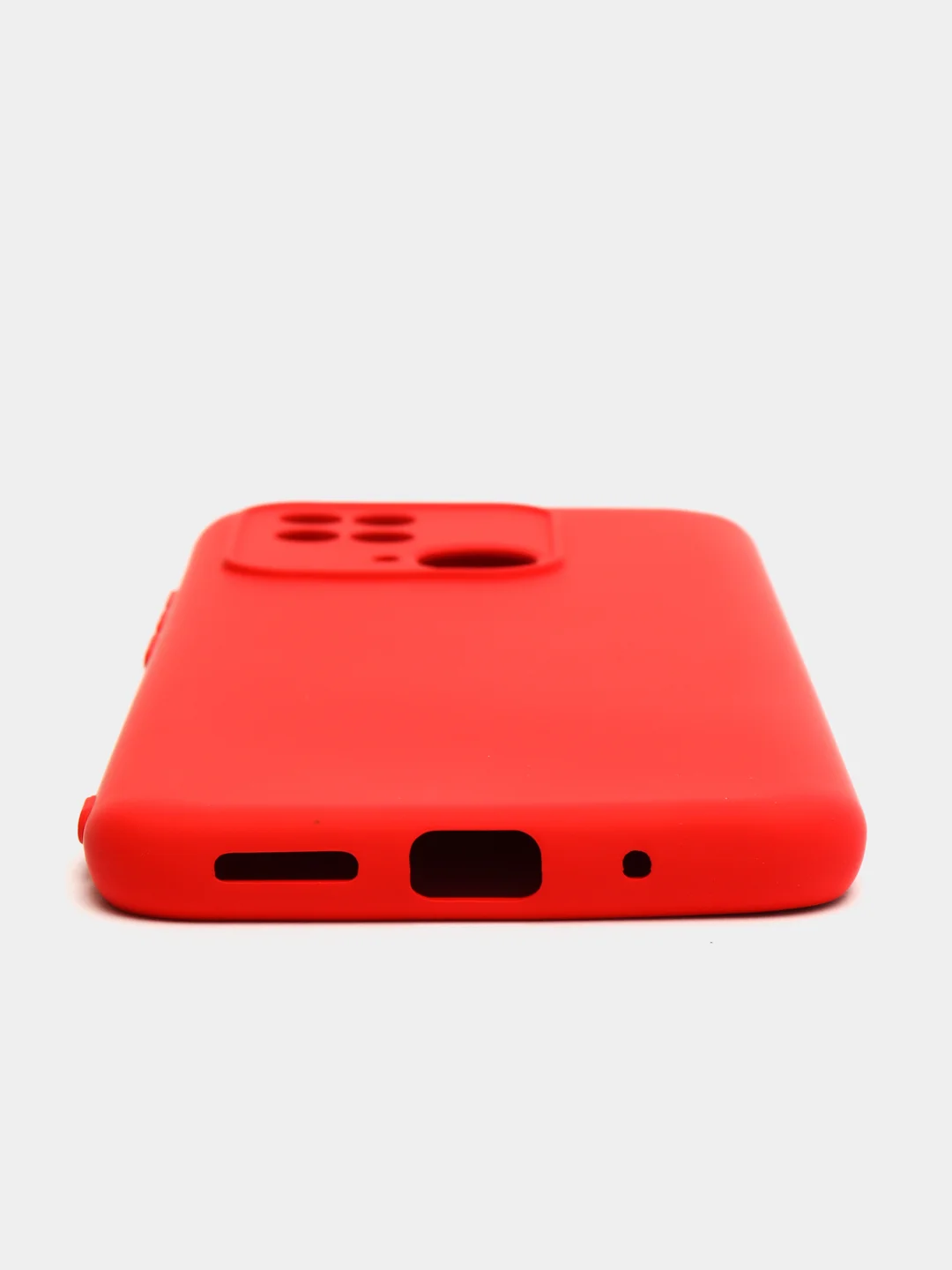 Красный чехол Xiaomi Redmi 10C / Poco C40, Сяоми Редми 10С, силиконовый, с мягким подкладом