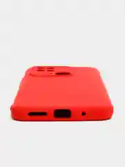 Красный чехол Xiaomi Redmi 10C / Poco C40, Сяоми Редми 10С, силиконовый, с мягким подкладом