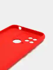 Красный чехол Xiaomi Redmi 10C / Poco C40, Сяоми Редми 10С, силиконовый, с мягким подкладом