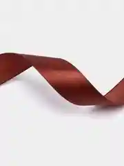 Коричневый лента атласная 25 мм, рулон 22 метра