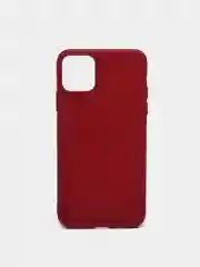 Багровый чехол силиконовый, матовый, мягкий для Айфон iPhone XSMax / 11 / 11 Pro /  11 Pro Max / 12