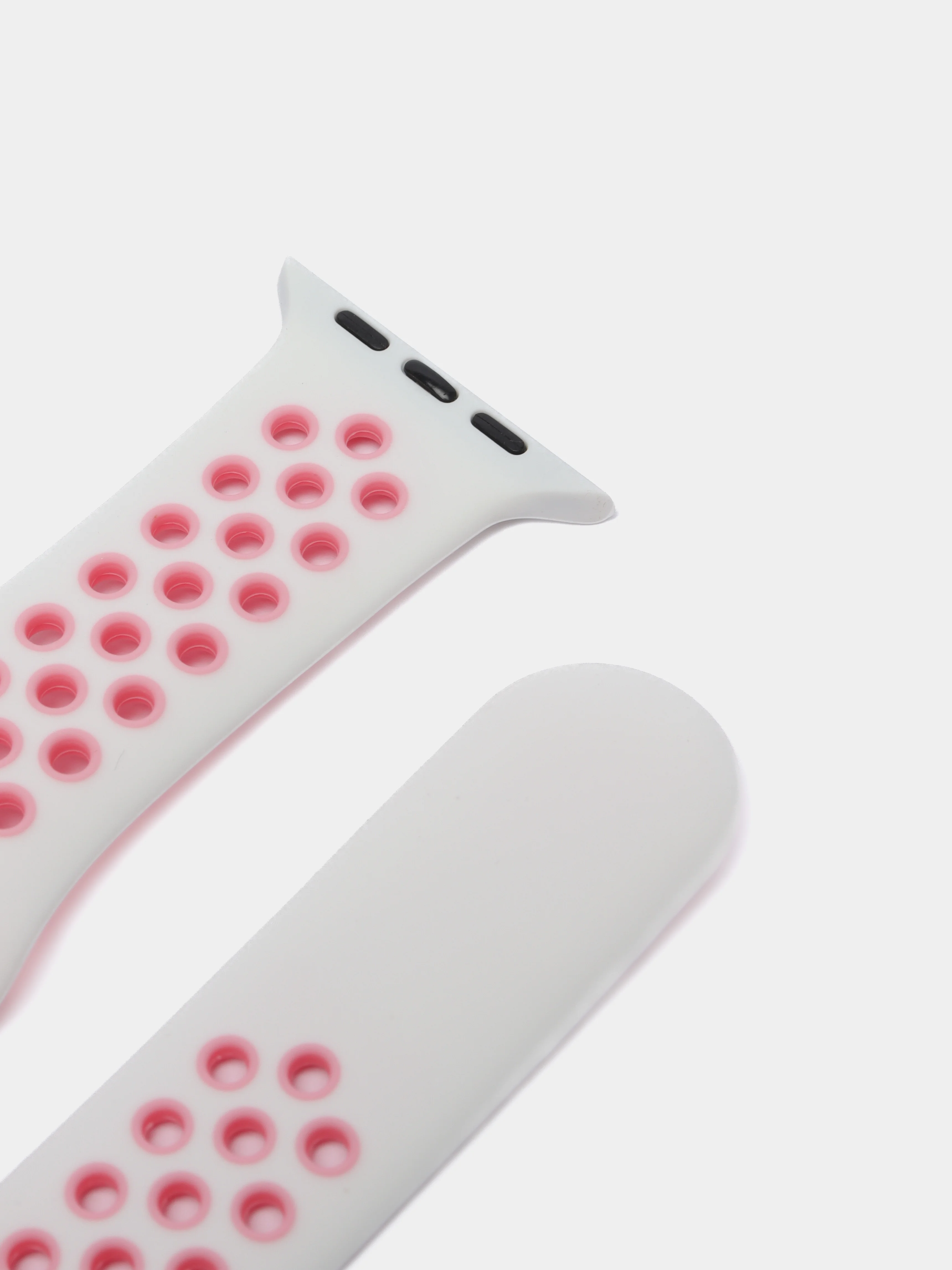 Тёмно-розовый ремешок, бампер и стекло Apple Watch Classic 38 40 42 44 mm Series 1, 2, 3, 4, 5, 6, SE