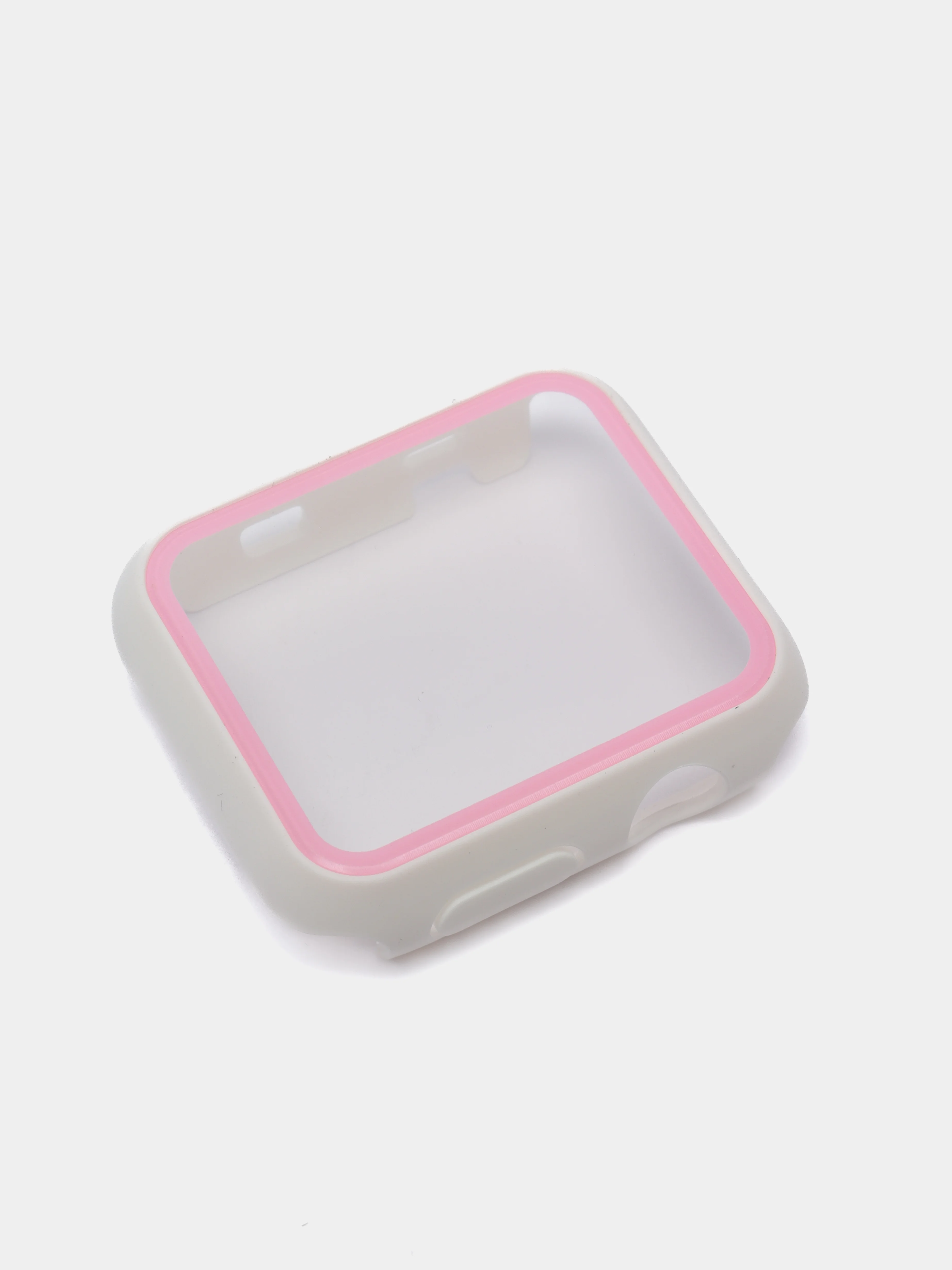 Тёмно-розовый ремешок, бампер и стекло Apple Watch Classic 38 40 42 44 mm Series 1, 2, 3, 4, 5, 6, SE