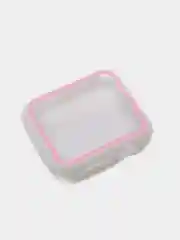 Тёмно-розовый ремешок, бампер и стекло Apple Watch Classic 38 40 42 44 mm Series 1, 2, 3, 4, 5, 6, SE