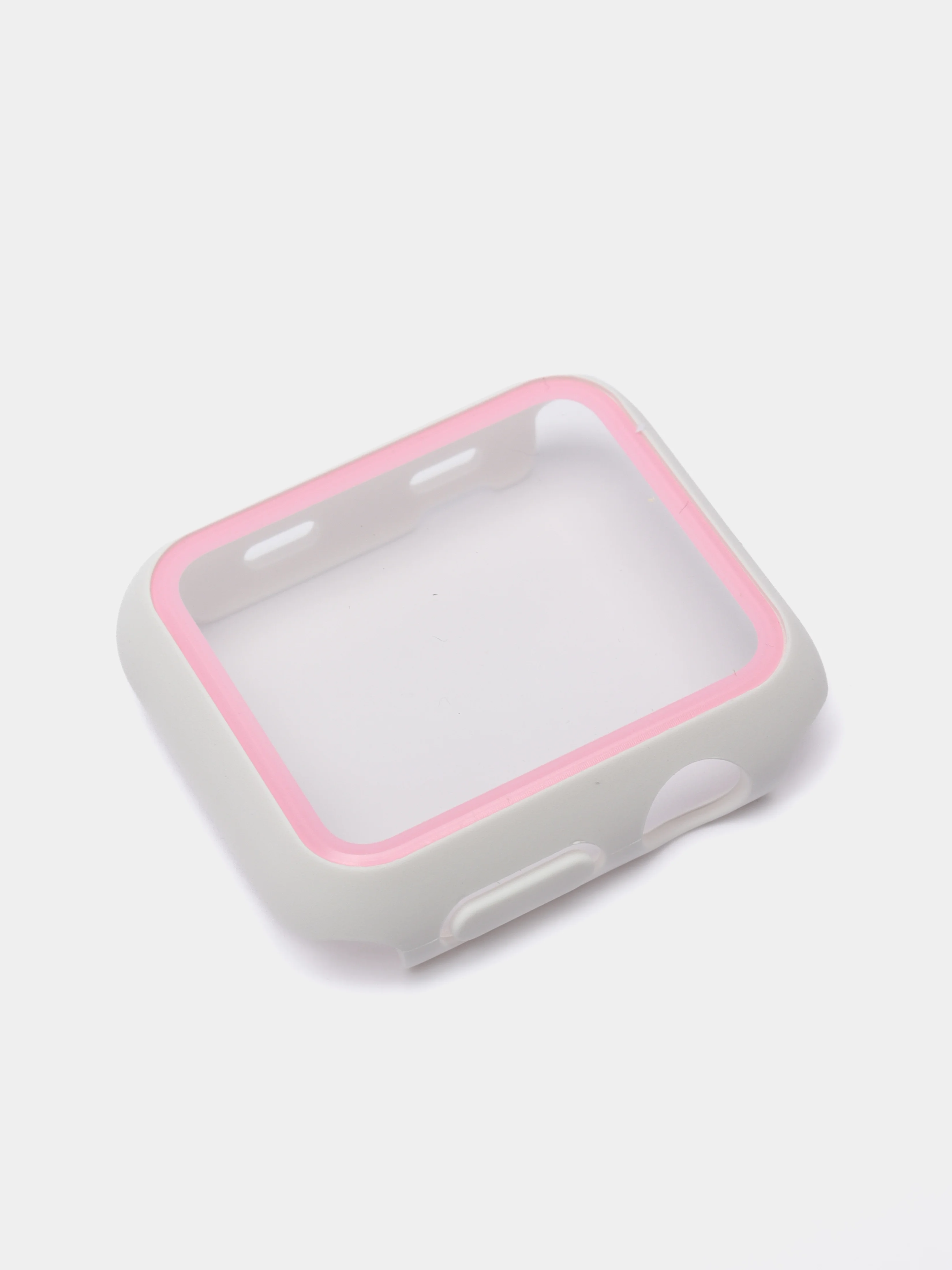 Тёмно-розовый ремешок, бампер и стекло Apple Watch Classic 38 40 42 44 mm Series 1, 2, 3, 4, 5, 6, SE