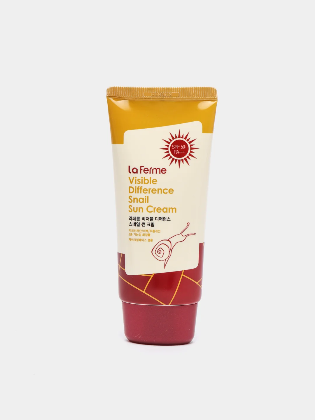 Солнцезащитный крем для лица с муцином улитки Farm Stay Visible Difference spf50+++