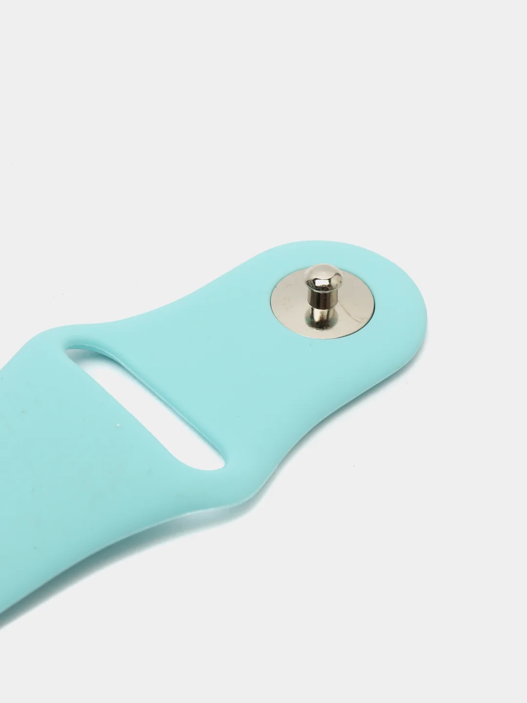 Голубой силиконовый ремешок для Apple Watch 3, 4, 5, 6, 7, SE на 38/42/40/44