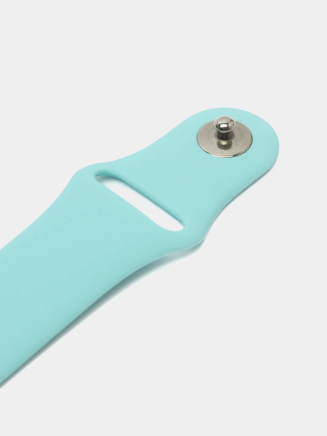Голубой силиконовый ремешок для Apple Watch 3, 4, 5, 6, 7, SE на 38/42/40/44