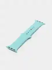 Голубой силиконовый ремешок для Apple Watch 3, 4, 5, 6, 7, SE на 38/42/40/44