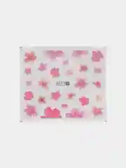Кораллово-розовый наклейки для маникюра ногтей, слайдеры