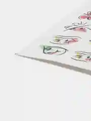 Коралловый меланж наклейки для маникюра ногтей, слайдеры