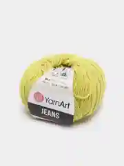 Горчичный пряжа YarnArt Jeans, 50 г, 160 м
