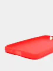 Красный чехол Samsung Galaxy A01 силиконовый