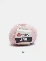 Пудровый пряжа YarnArt Jeans 55% Хлопок 45% Акрил 50г 160м ( Часть 2) Ярн Арт Джинс
