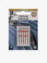 Бежевый меланж иглы ORGAN универсальные 5 шт, в блистере для бытовых швейных машин