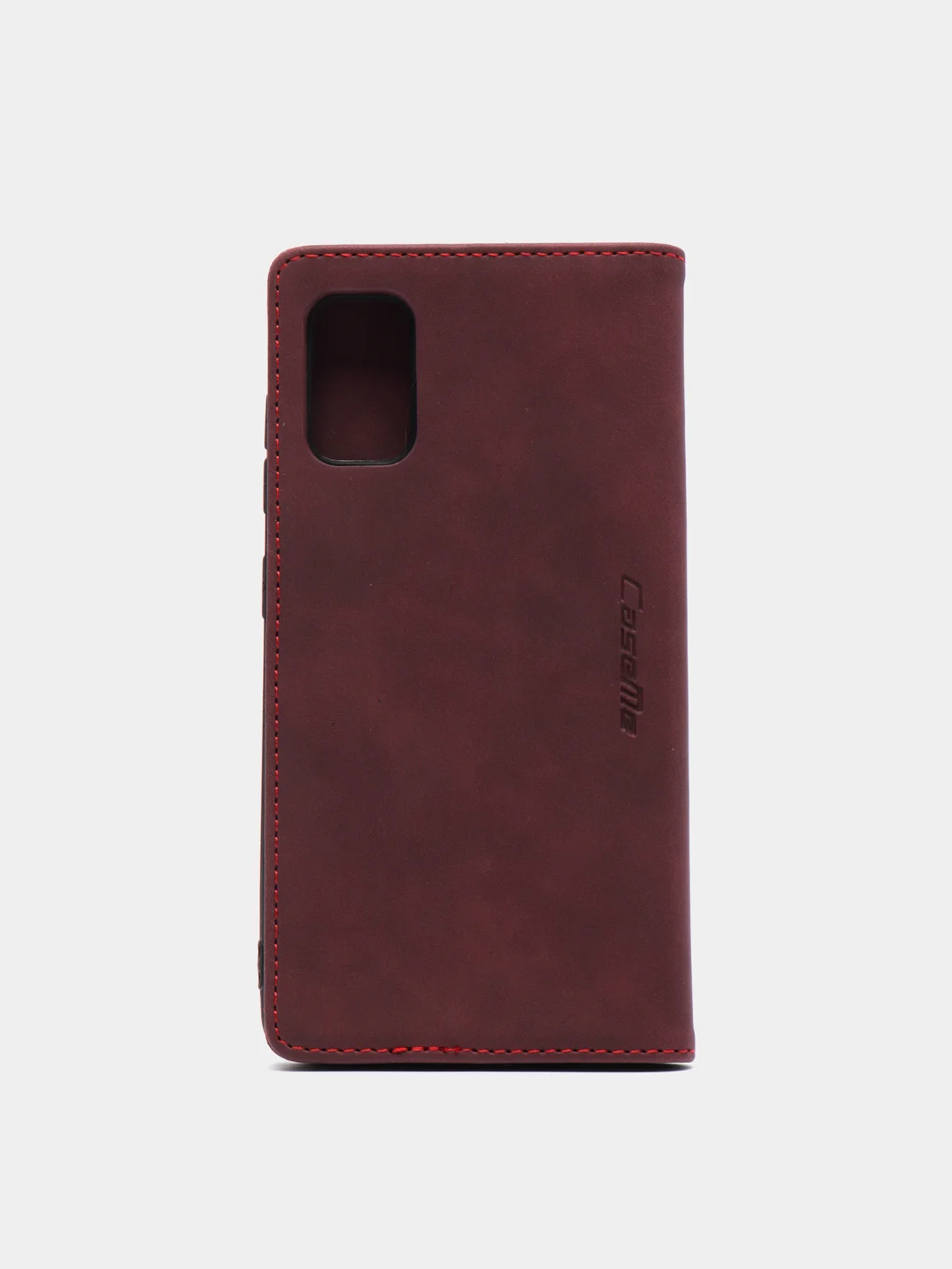 Багровый чехол-книжка для Samsung А10, A21S, A31, A41