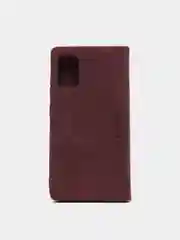 Багровый чехол-книжка для Samsung А10, A21S, A31, A41
