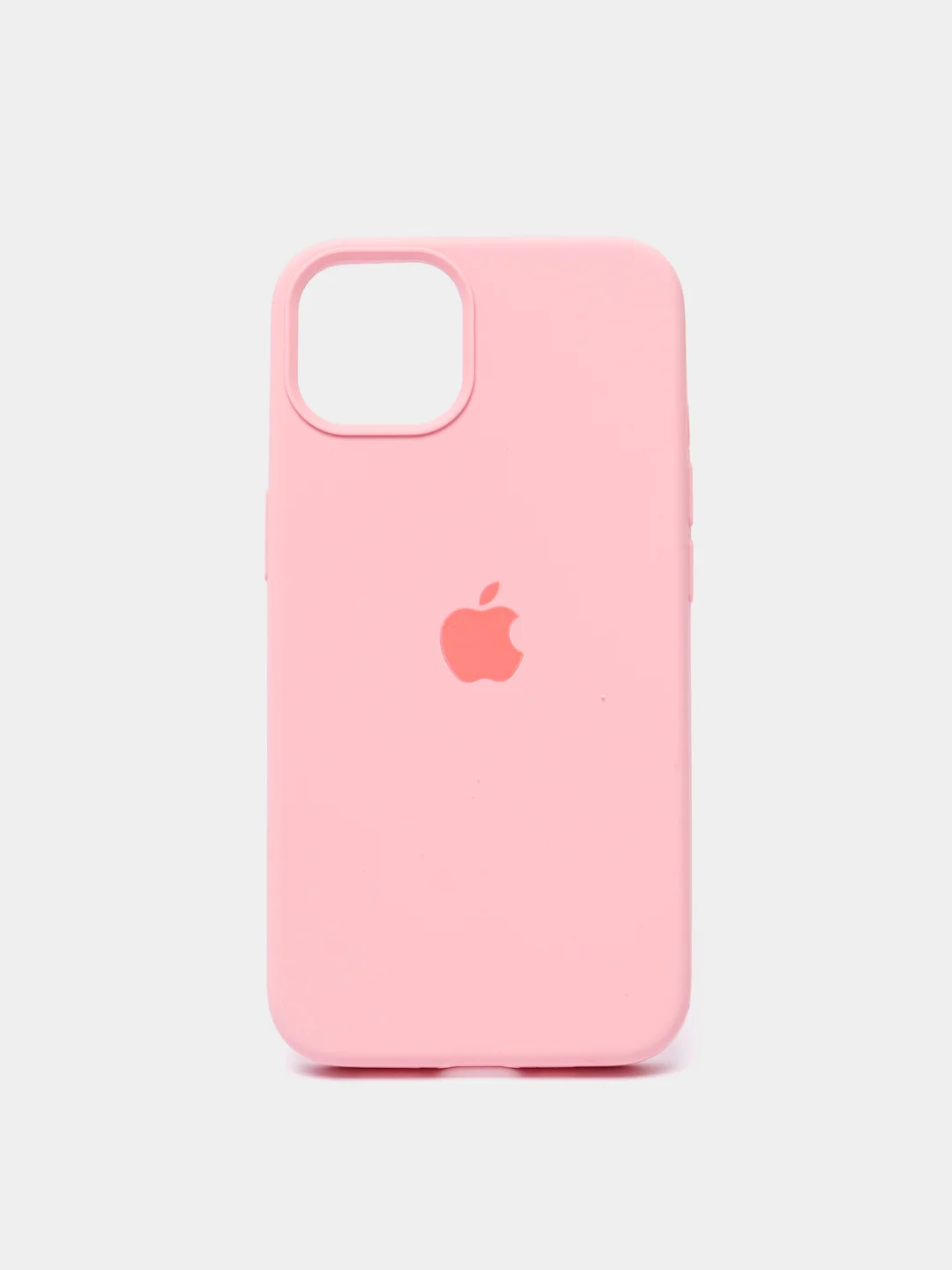 Розовый чехол Silicone Case для iPhone 13 / 14, Pro, Pro Max с закрытым низом