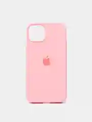Розовый чехол Silicone Case для iPhone 13 / 14, Pro, Pro Max с закрытым низом