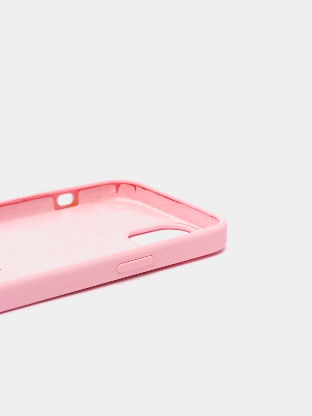 Розовый чехол Silicone Case для iPhone 13 / 14, Pro, Pro Max с закрытым низом