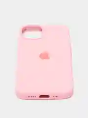 Розовый чехол Silicone Case для iPhone 13 / 14, Pro, Pro Max с закрытым низом