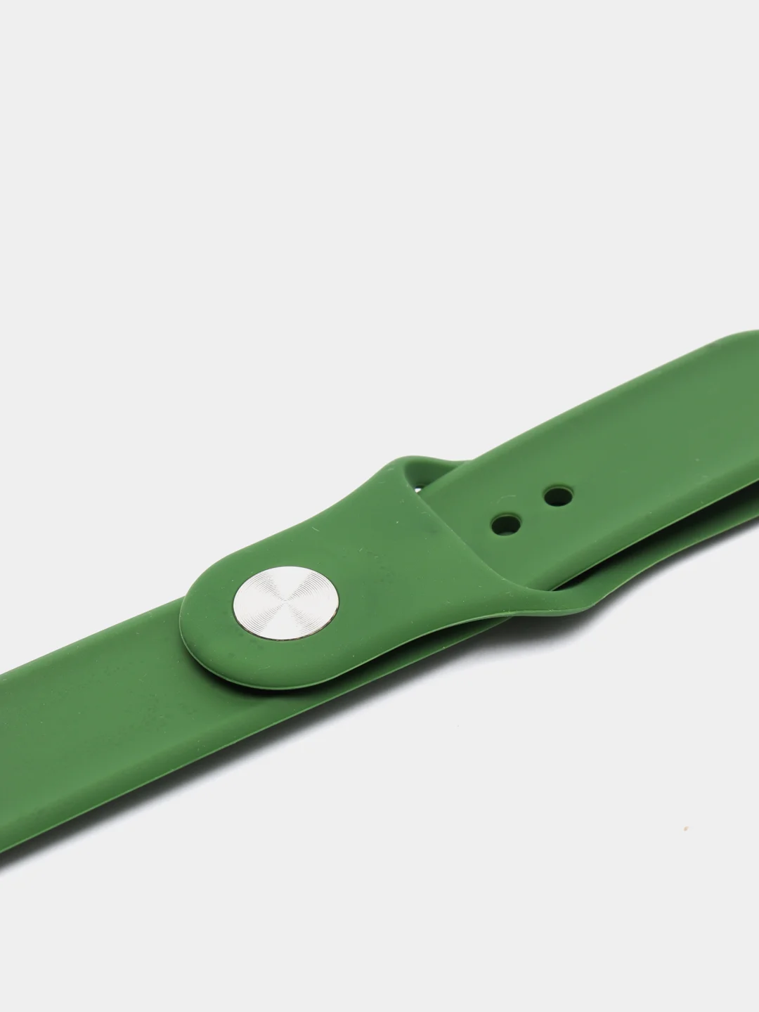 Лесной зеленый силиконовый ремешок для Xiaomi Amazfit Bip / Huawei / Samsung, 20 мм / 22 мм, с кнопкой