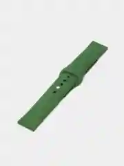 Лесной зеленый силиконовый ремешок для Xiaomi Amazfit Bip / Huawei / Samsung, 20 мм / 22 мм, с кнопкой