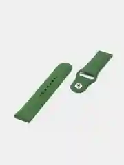 Лесной зеленый силиконовый ремешок для Xiaomi Amazfit Bip / Huawei / Samsung, 20 мм / 22 мм, с кнопкой