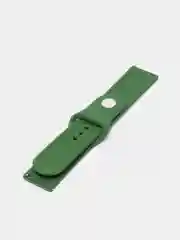 Лесной зеленый силиконовый ремешок для Xiaomi Amazfit Bip / Huawei / Samsung, 20 мм / 22 мм, с кнопкой