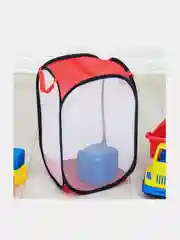 Корзина для игрушек и белья с ручками и замком, большая