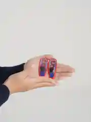 Красный заколки для волос 3D, 2 штуки