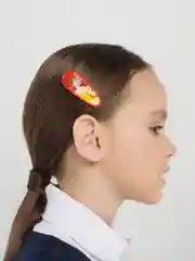Алый заколки для волос 3D, 2 штуки