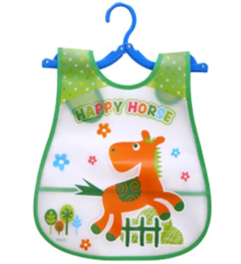Коралловый детский слюнявчик-нагрудник,фартук для кормления