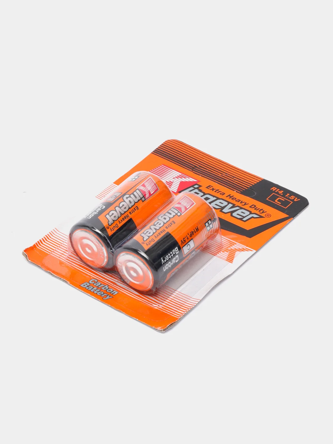 Батарейки Kingever Extra Heavy Duty, тип C (R14), 2 штуки