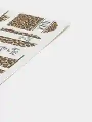 Серый наклейки для маникюра ногтей, слайдеры