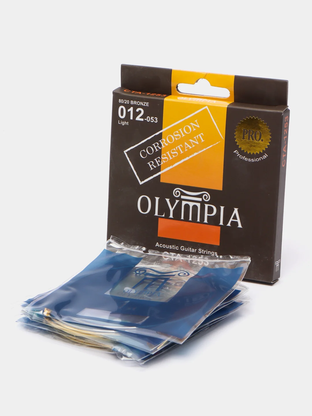Струны для акустической гитары Olympia CTA с устойчивостью к коррозии