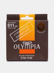 Струны для акустической гитары Olympia CTA с устойчивостью к коррозии