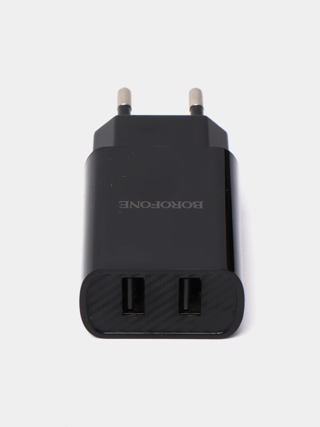 Черный зарядное устройство Borofone BA53A, 2USB, Micro-USB, Type-C, iPhone