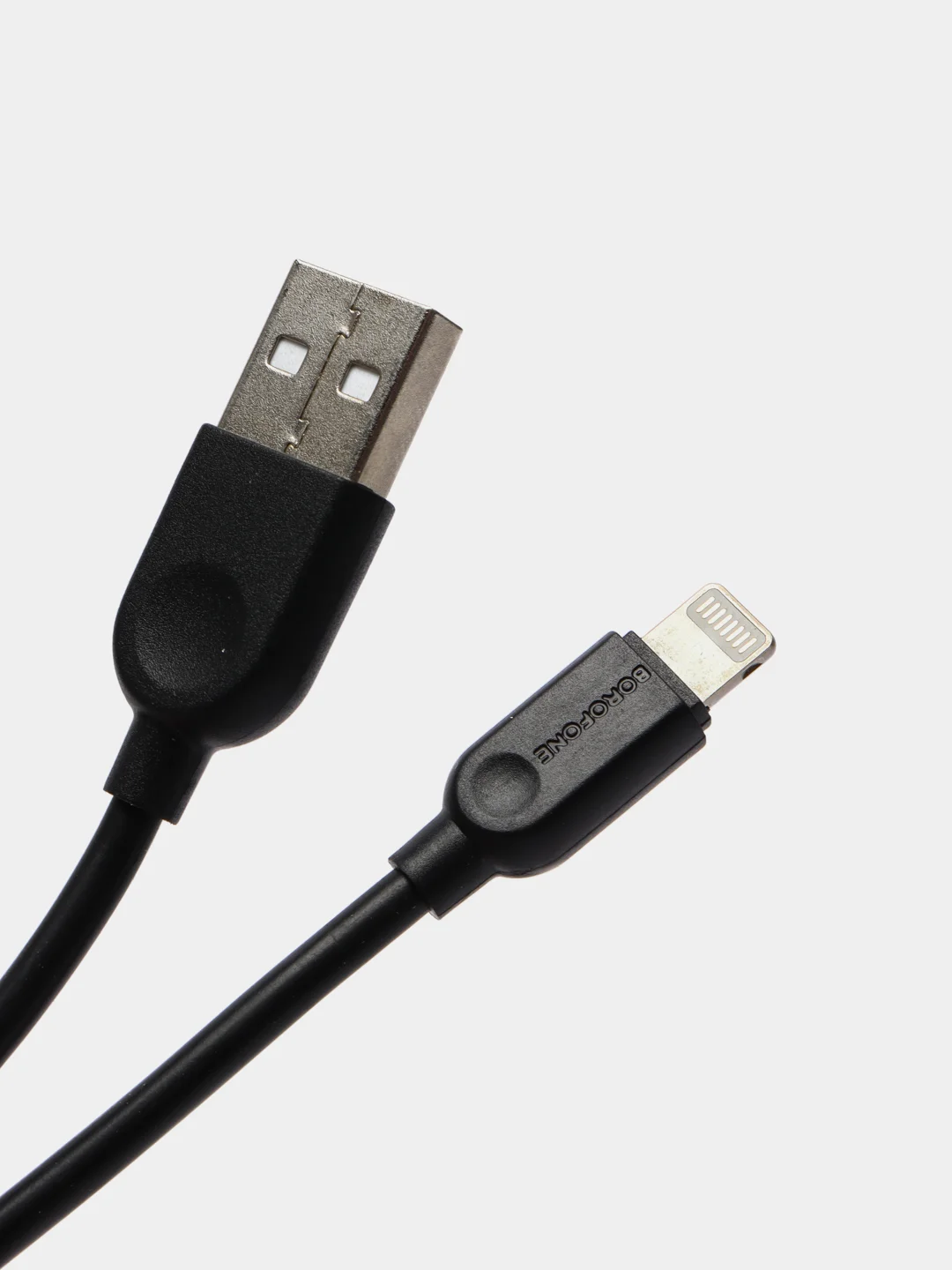 Черный зарядное устройство Borofone BA53A, 2USB, Micro-USB, Type-C, iPhone