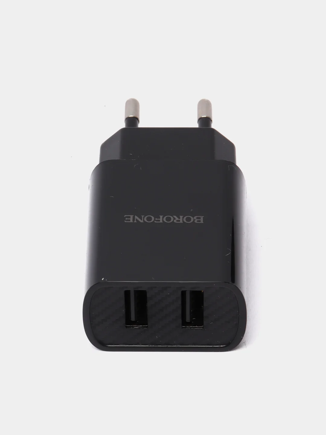 Черный зарядное устройство Borofone BA53A, 2USB, Micro-USB, Type-C, iPhone