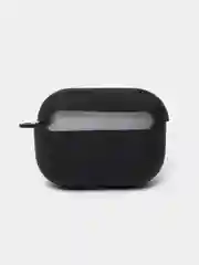 Черный силиконовый чехол для наушников Airpods Pro с принтом Nike, Nasa (Найк, Наса))