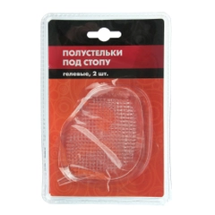 Полустельки под стопу, гелиевые, 2 штуки