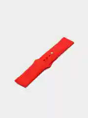 Красный силиконовый ремешок для Xiaomi Amazfit Bip / Huawei / Samsung, 20 мм / 22 мм, с кнопкой
